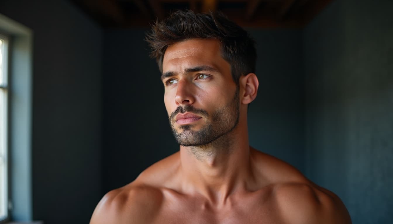 Thoughtful man deciphering unspoken cues