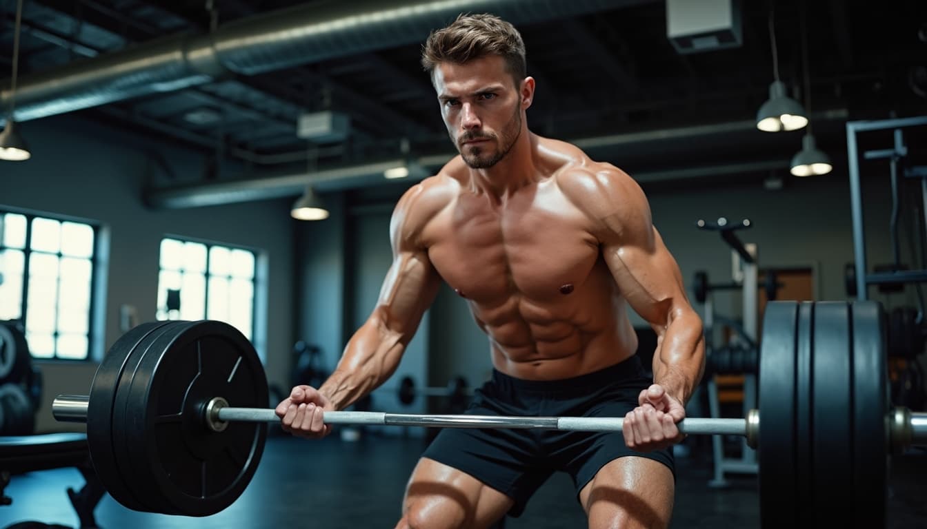 Man exercising