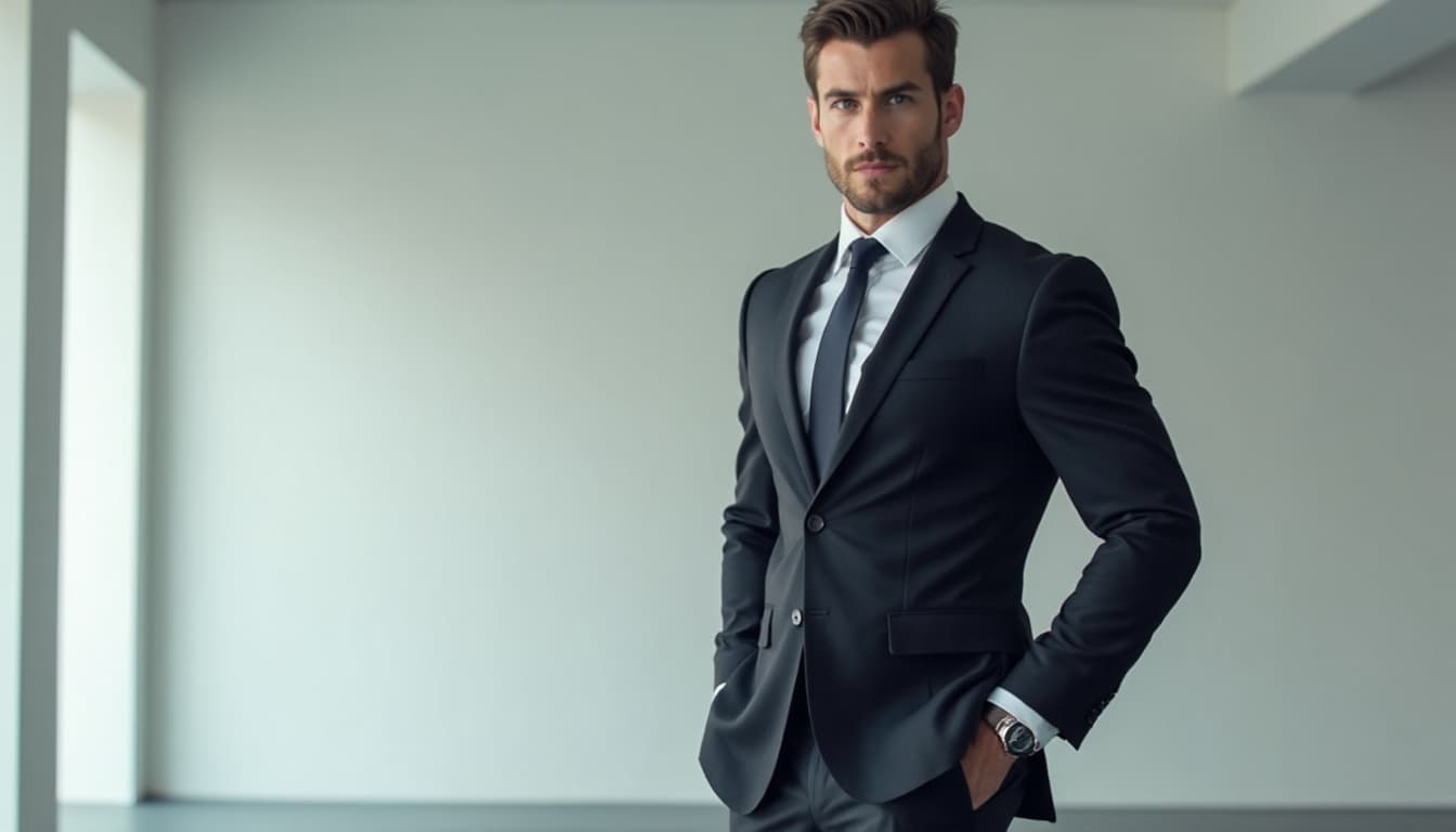 Hombre de negocios seguro
