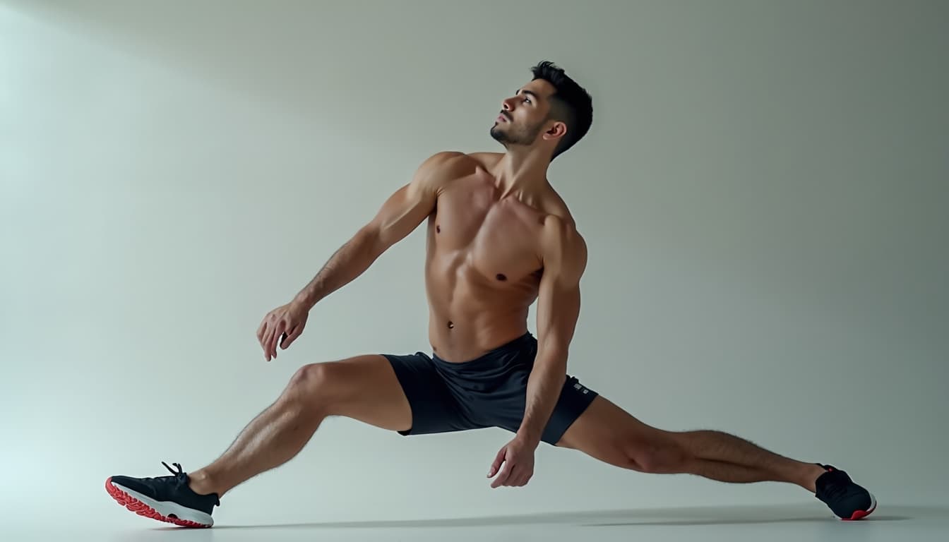 Man Stretching for HIIT