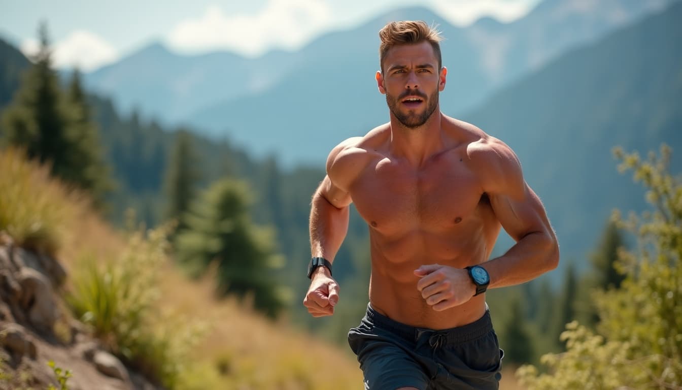 Man Exercising Outdoors