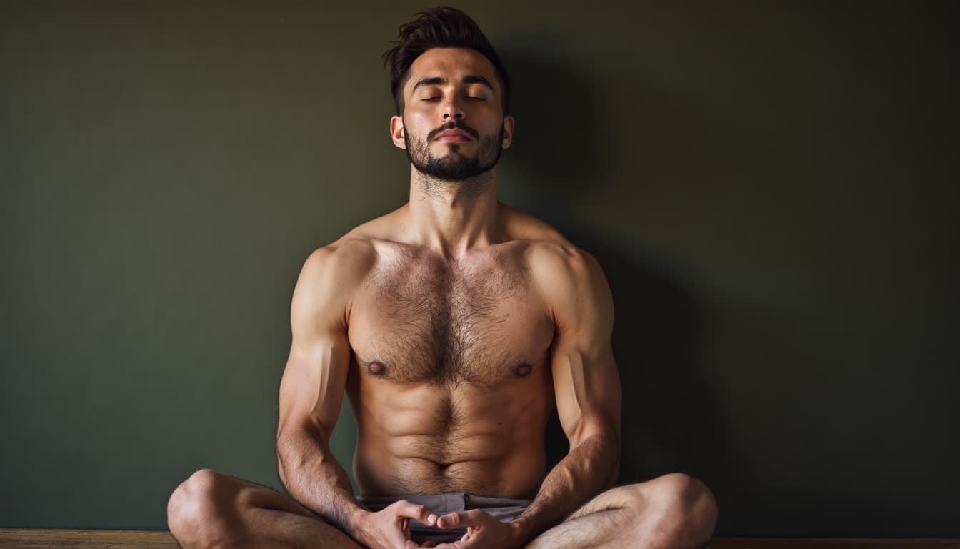 Man Meditating