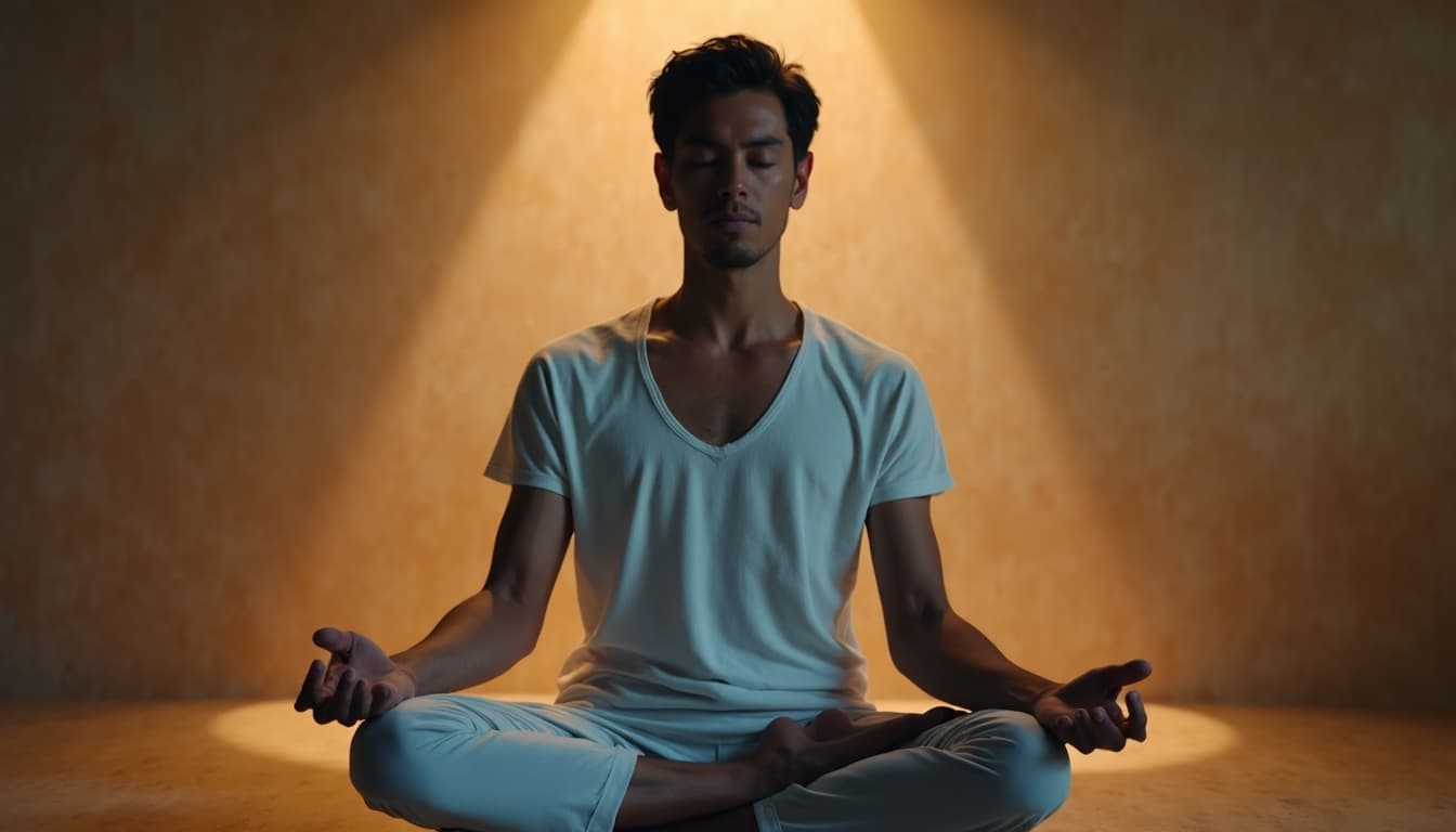 Mindfulness Focused Man