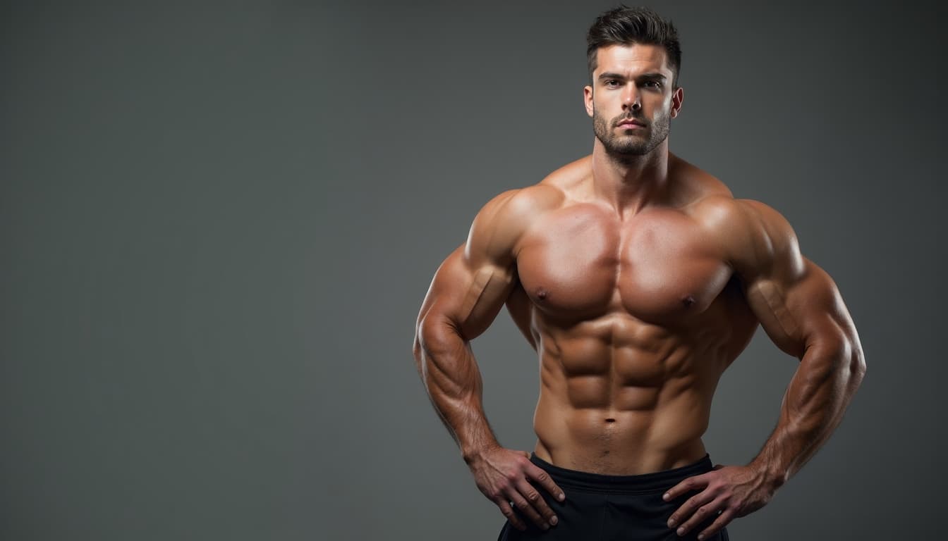 Man in confident pose