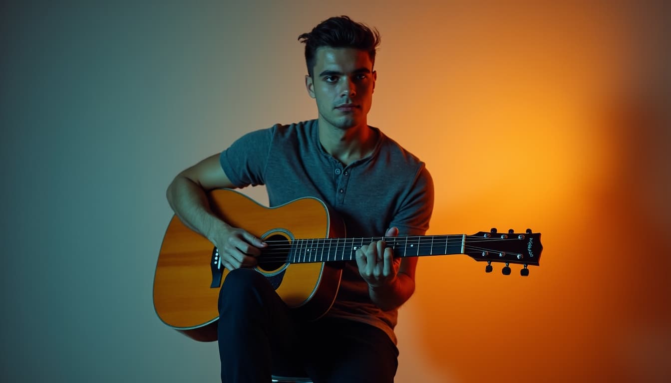 Man Playing Guitar