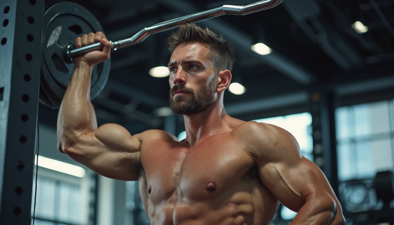Man exercising