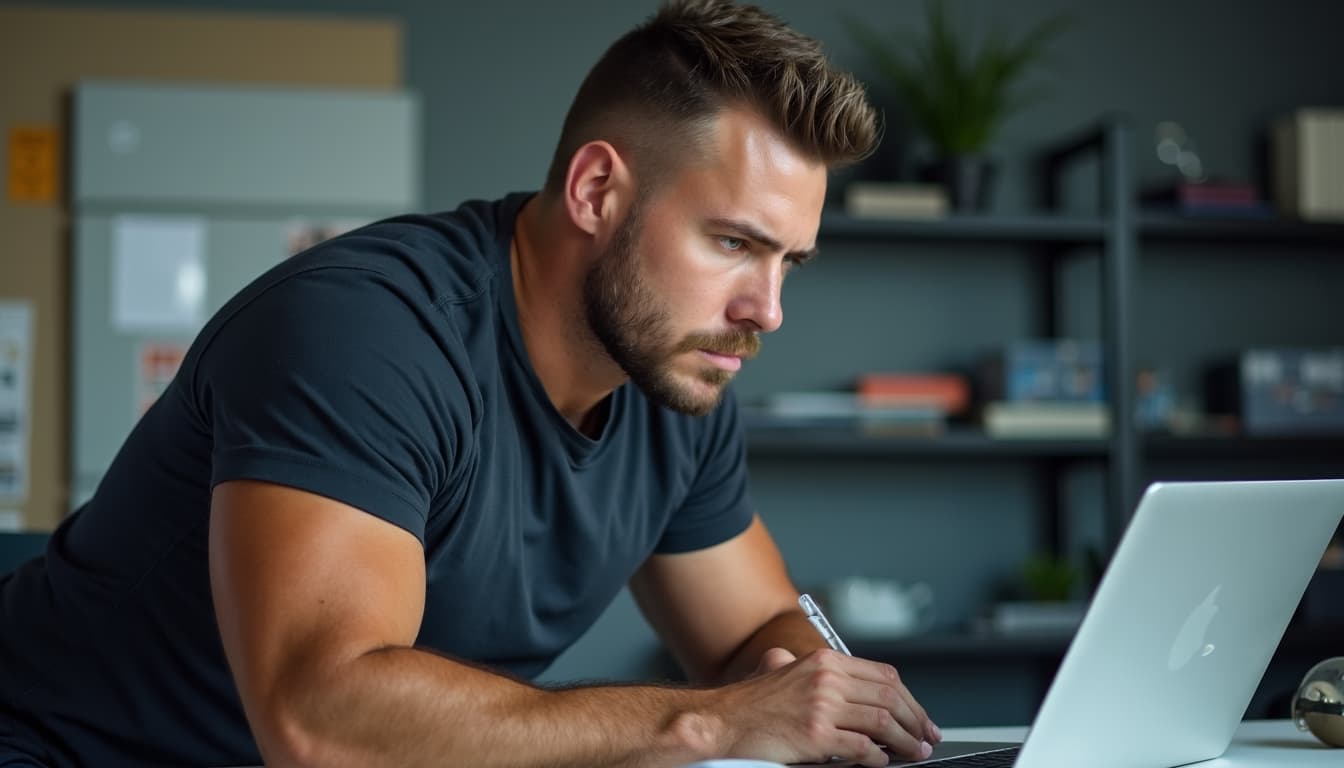 Focused Man