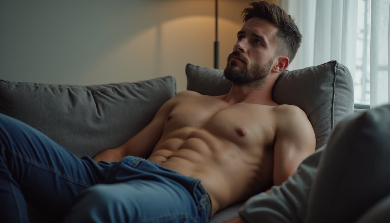 Man relaxing