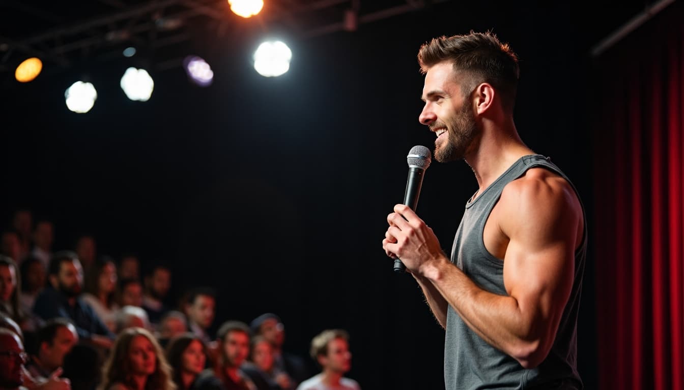 Comediante Engajando o Público