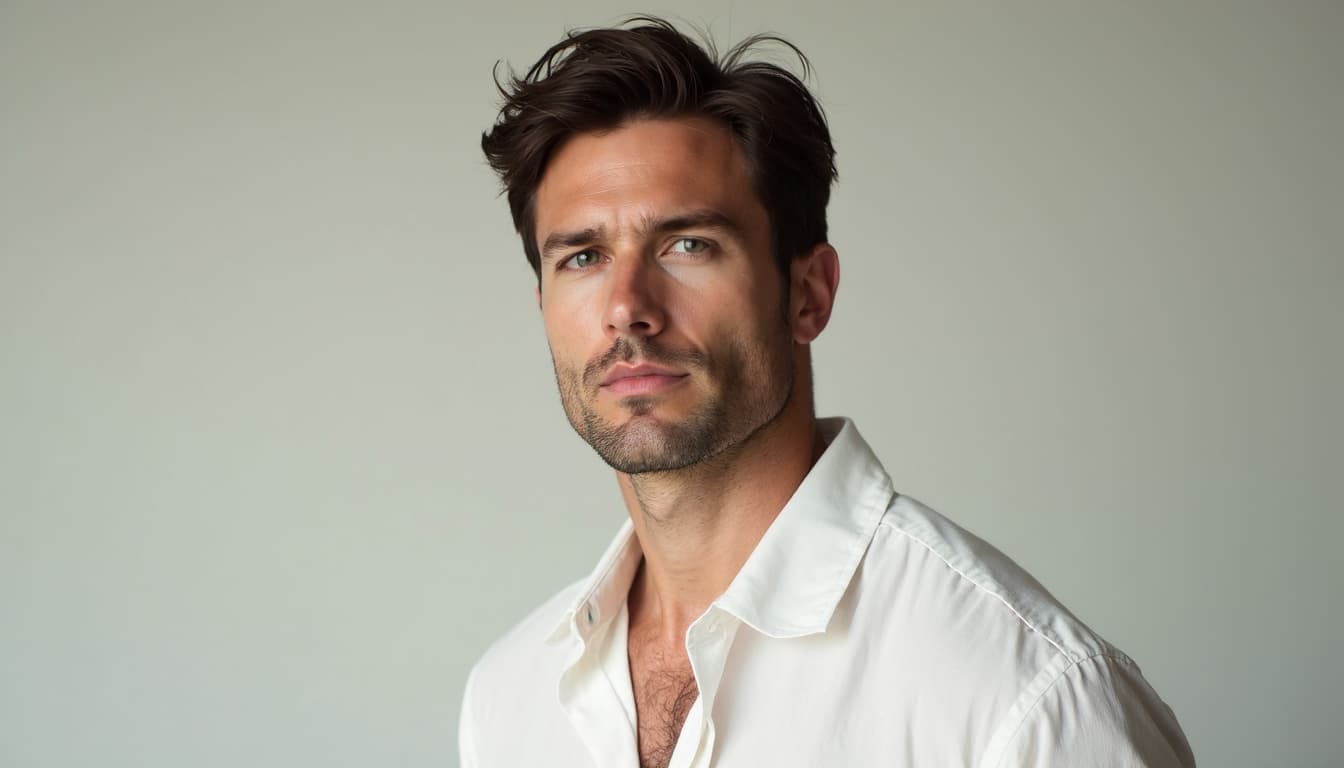 Homme au style durable sophistiqué