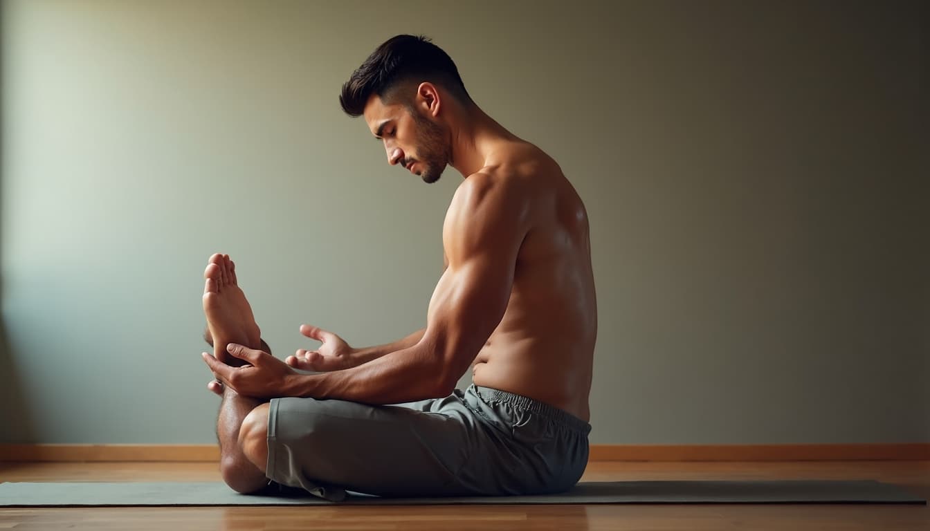 Man Doing Yoga