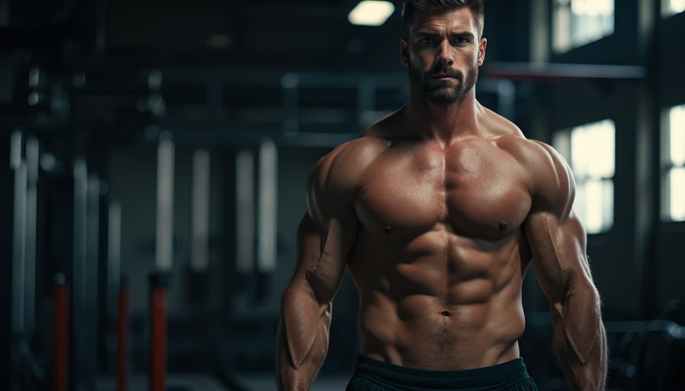 Man embodying the ideal male aesthetic