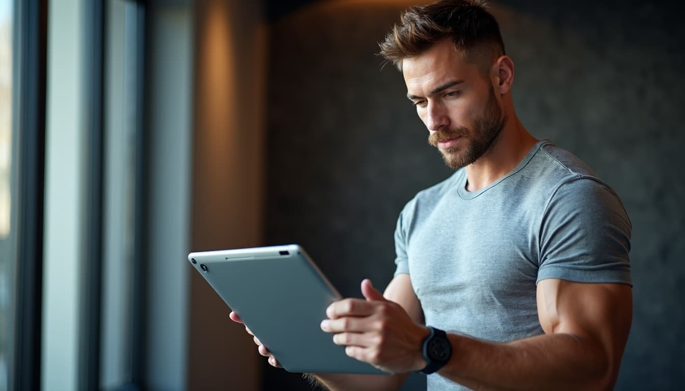 Homem Dominando a Presença Digital