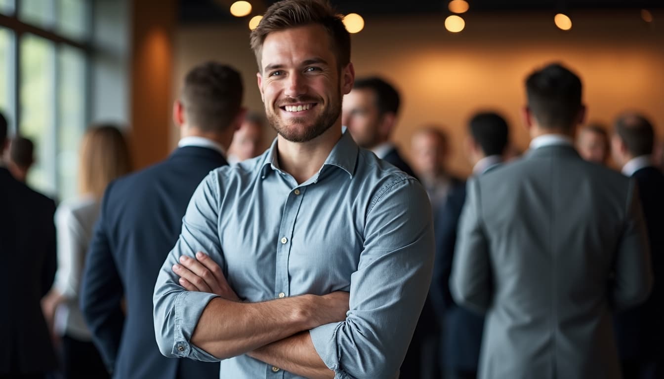 Confident Open Posture