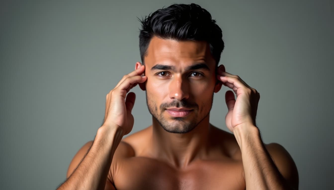 Man Protecting Ears