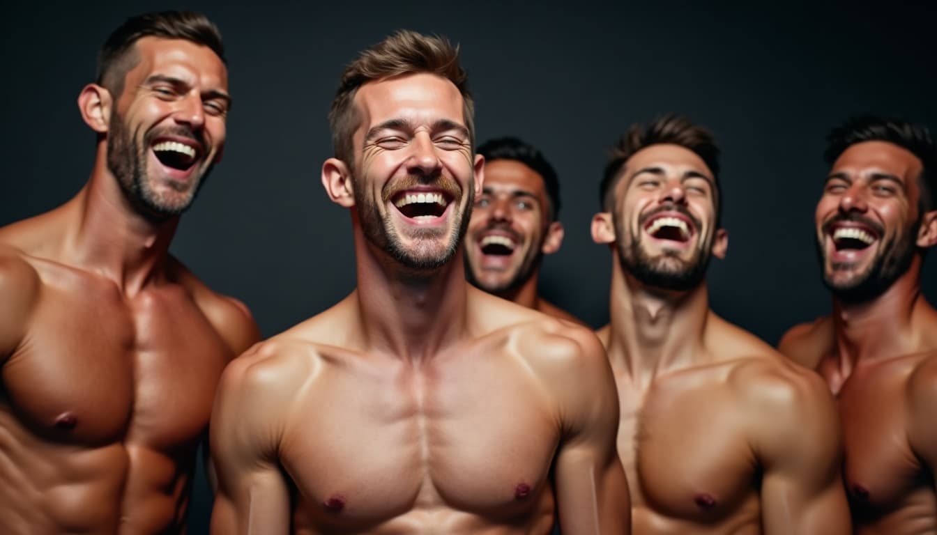 Friends Laughing