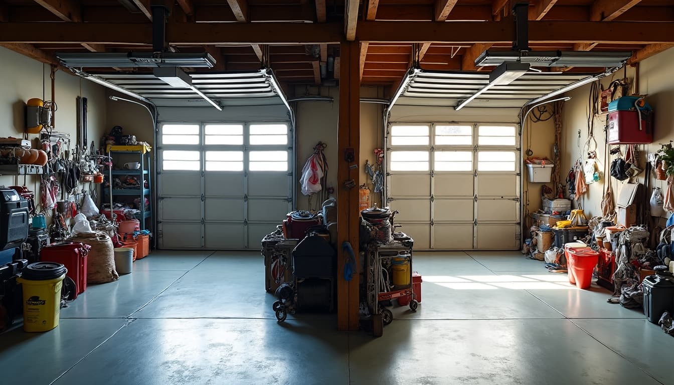 Before and After Garage
