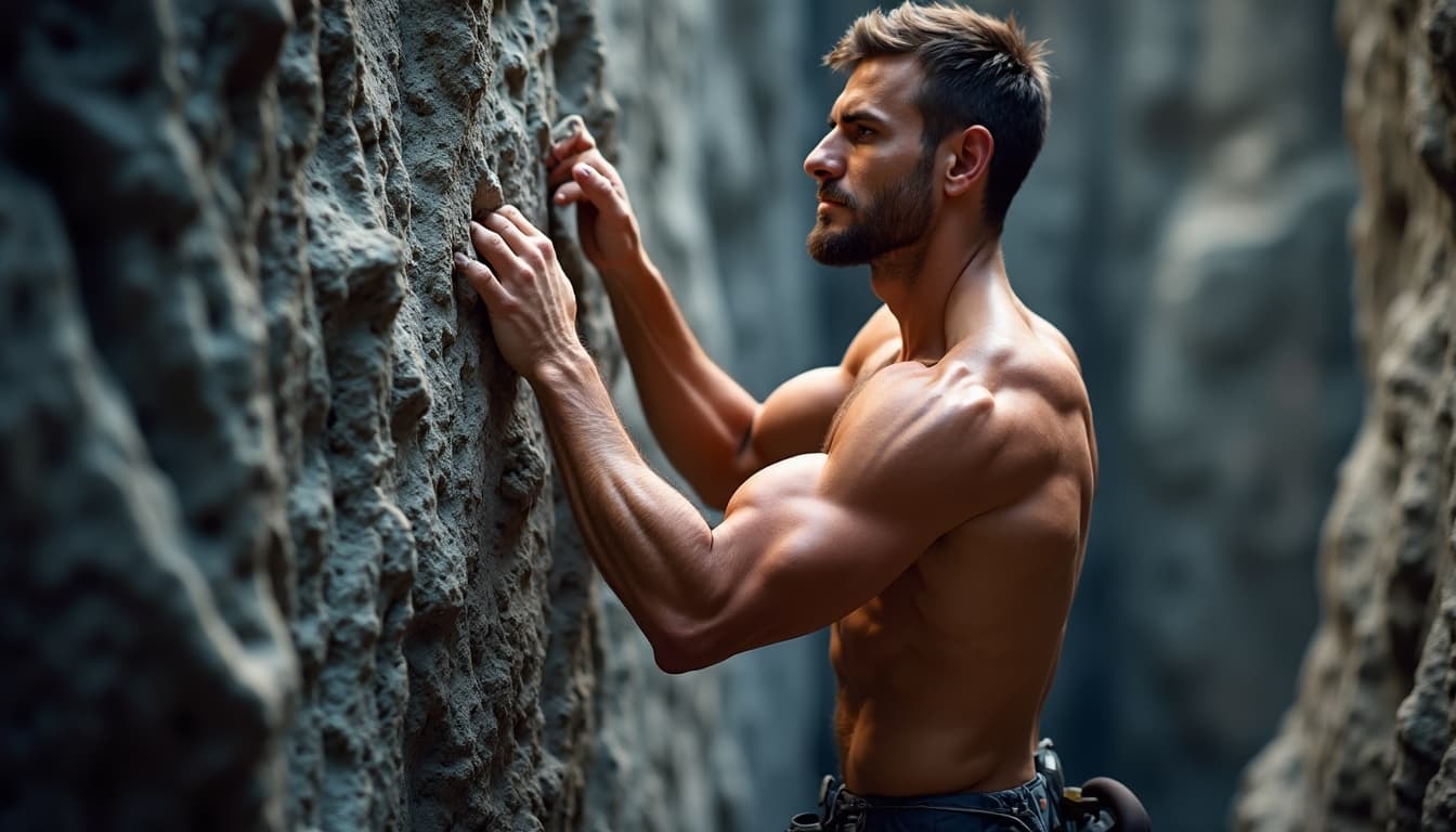 Rock Climbing Focus