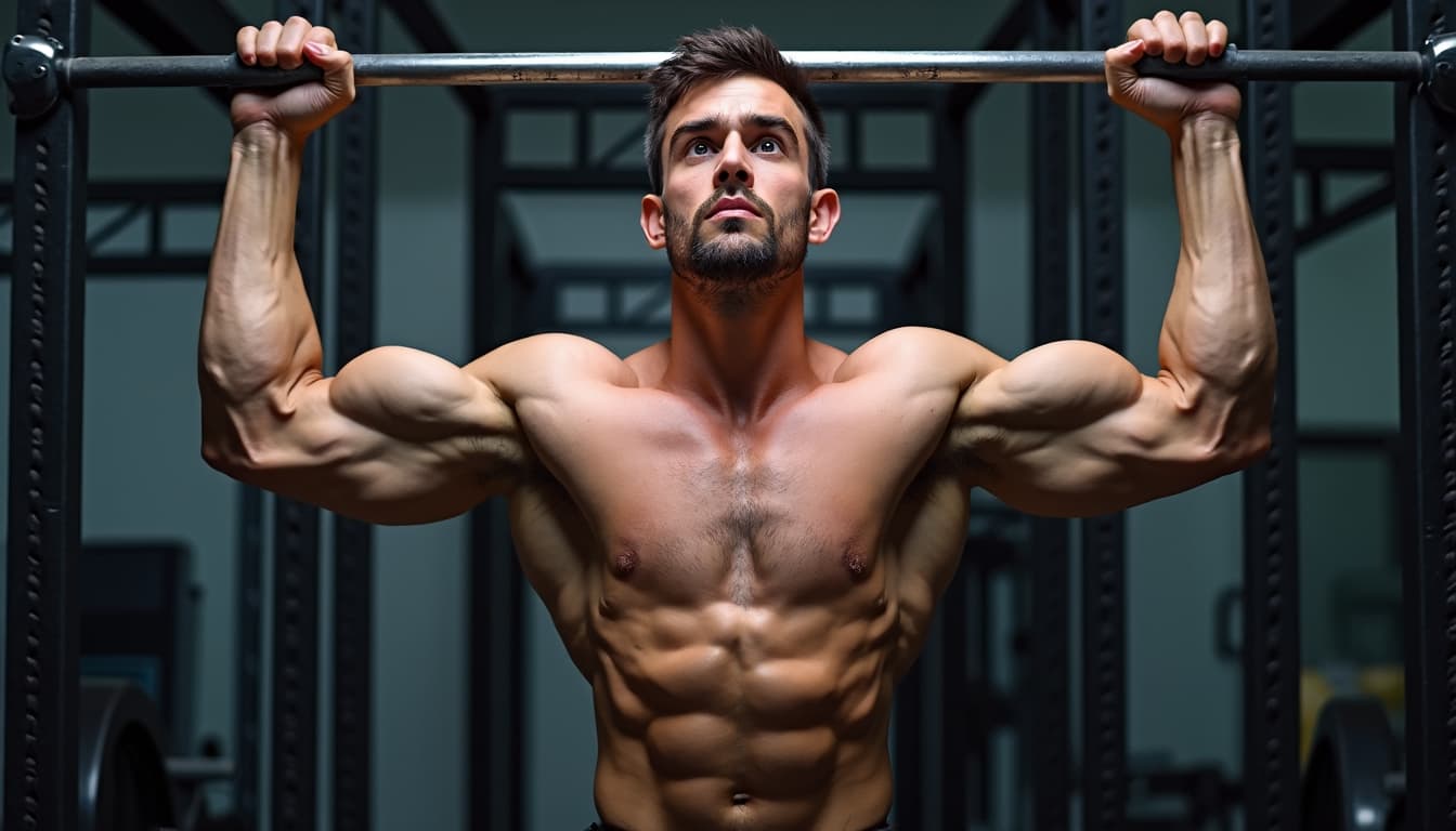 Focused Athlete in Motion