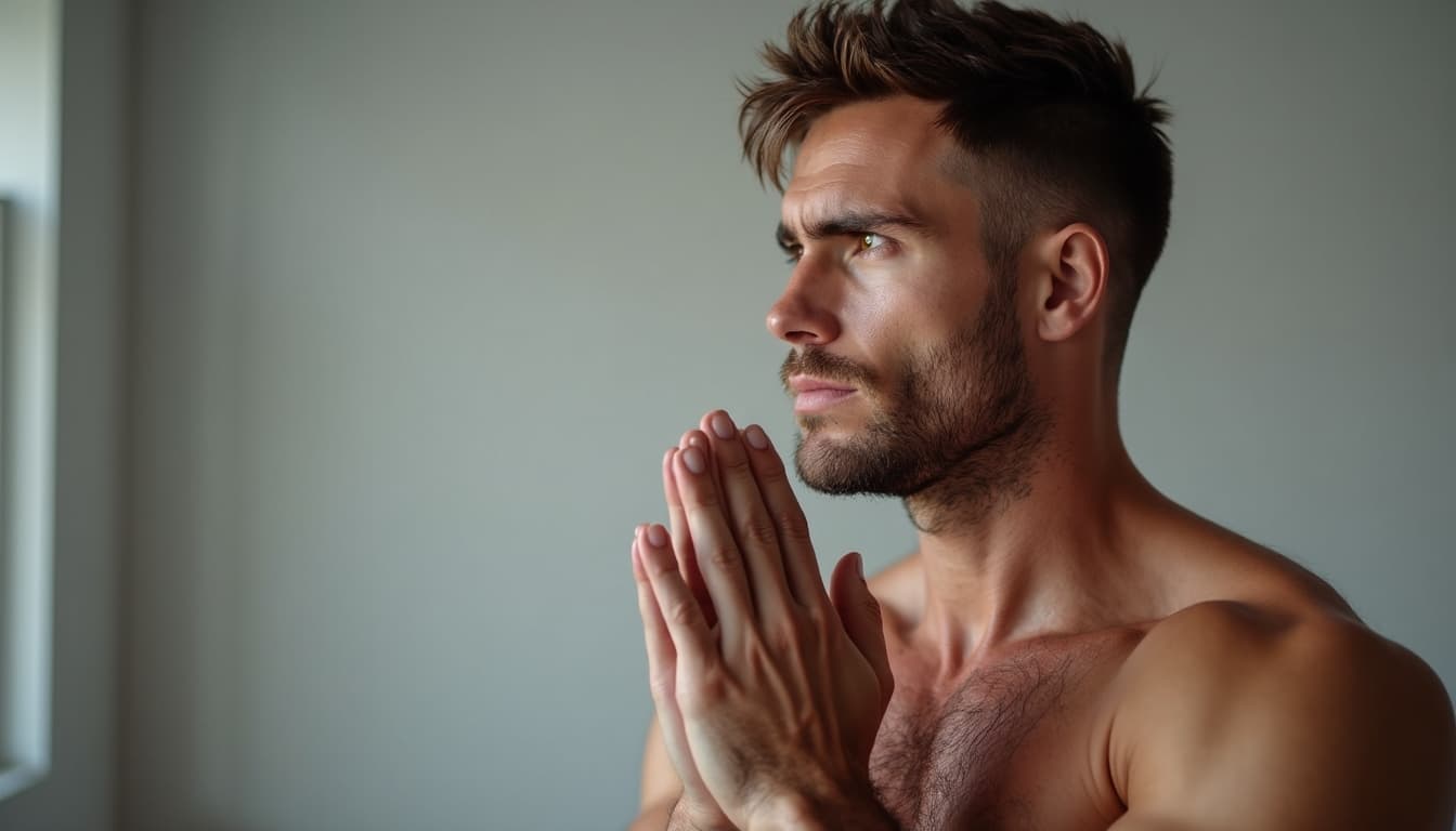 Man in Quiet Contemplation
