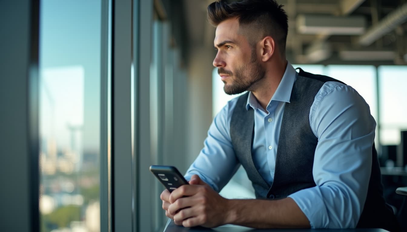 Professional leader demonstrating strategic vision